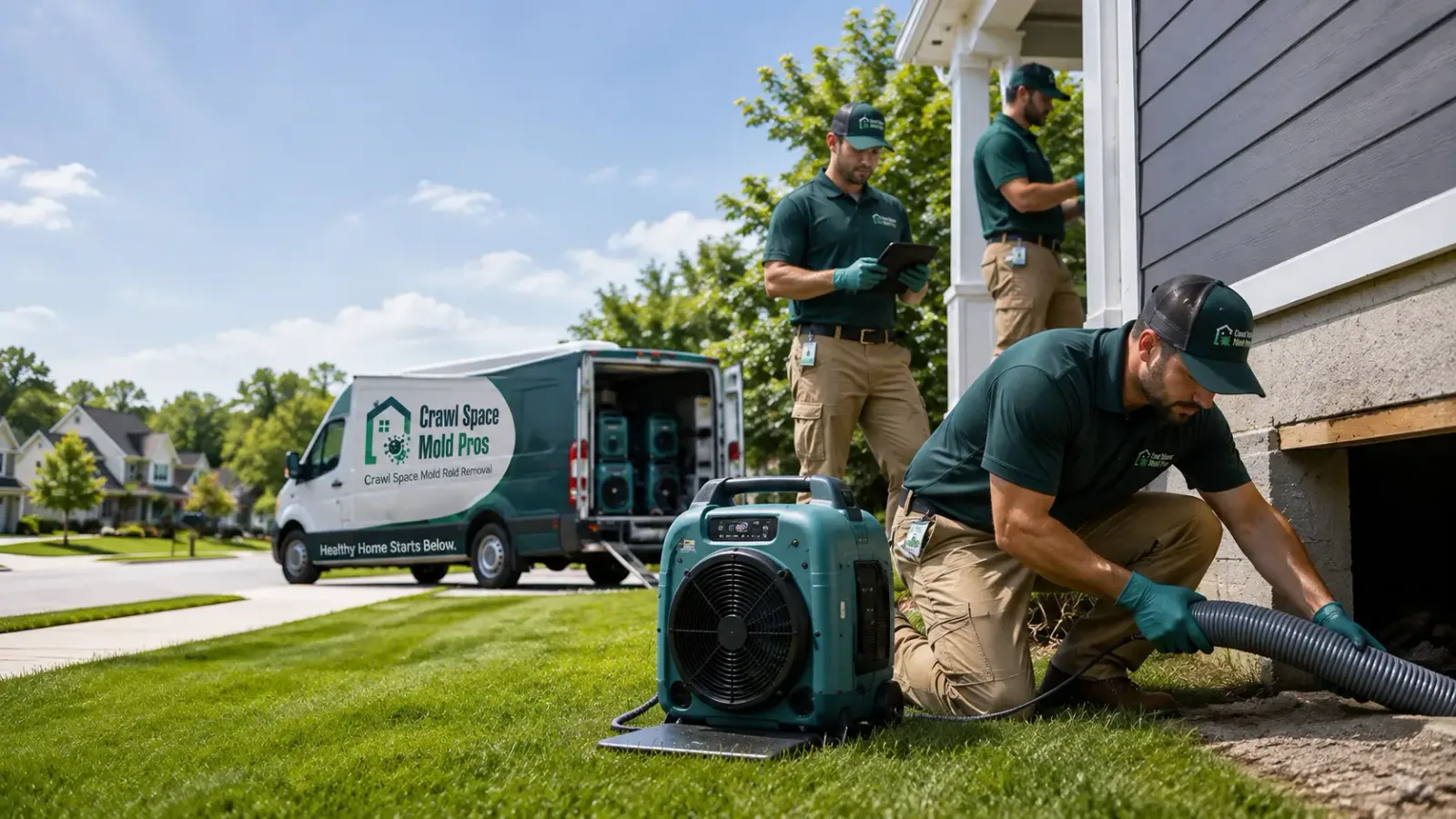 Crawl Space Mold Removal in Burbank, WA
